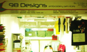 98 Designs Embroidery Services Queensway shopping centre