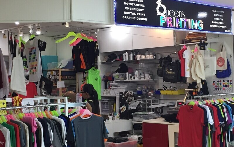 Tshirt Printing Services at Queensway Shopping Centre Print on Demand