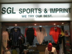 SGL sports and imprint t-shirt